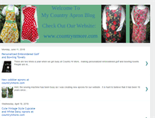 Tablet Screenshot of mycountryapron.com